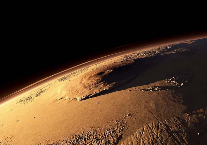 کوه المپوس در مریخ